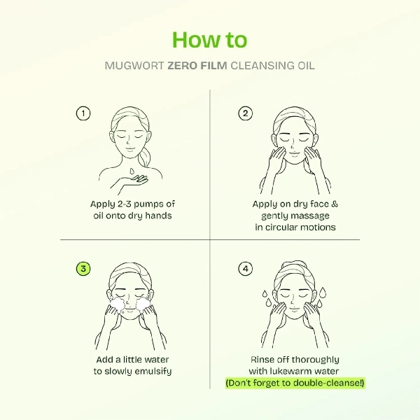 Orien Mugwort Zero Film Cleansing Oil