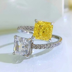 Citrine Diamond Ring