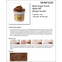 SKINFOOD Black Sugar Scrub 100g