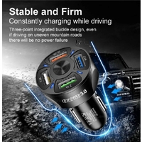 USB- car charger 4port 