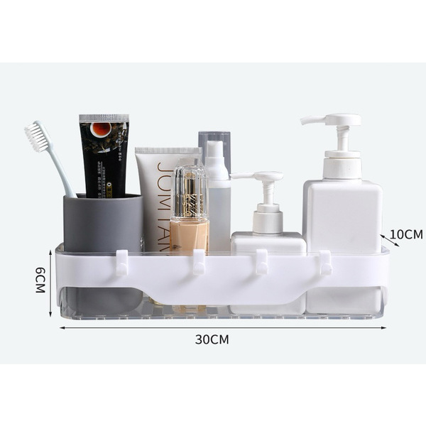 Wall-Mounted Storage Rack Bathroom