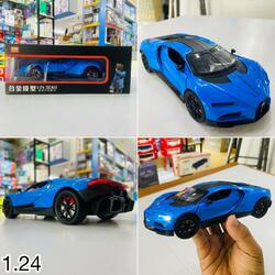 Car alloy Bugatti super sport blue 1.24