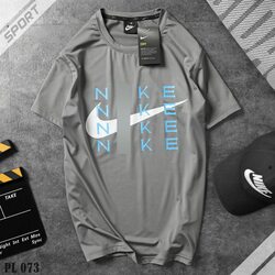 Men Short Sleeve T-Shirt - Grey 