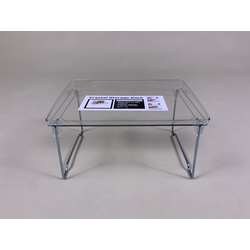 Clear Foldable Storage Single Rack W31xD22.5xH16.8cm
