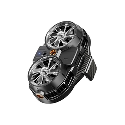 X53 Dual Phone Cooler 10W 01ºC + USB Port for Phone Charging - Black