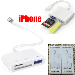 Card Reader OTG Lightning to USB+TF+SD Reader 9906