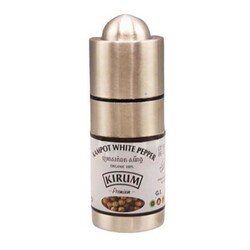 Organic Kirum Kampot White Pepper in Grinder 50g