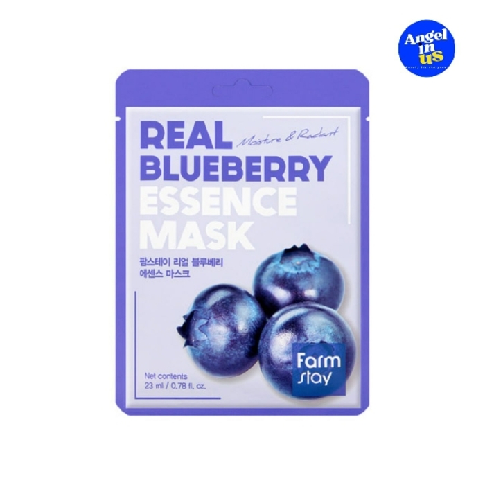 FARMSTAY Real Blueberry Essence Mask/1sheet