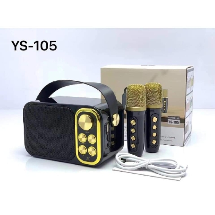YS-105 Cute Karaoke with Two Microphones 