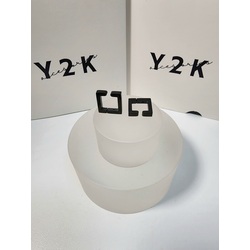 Silver Square Clip Hoop Earrings