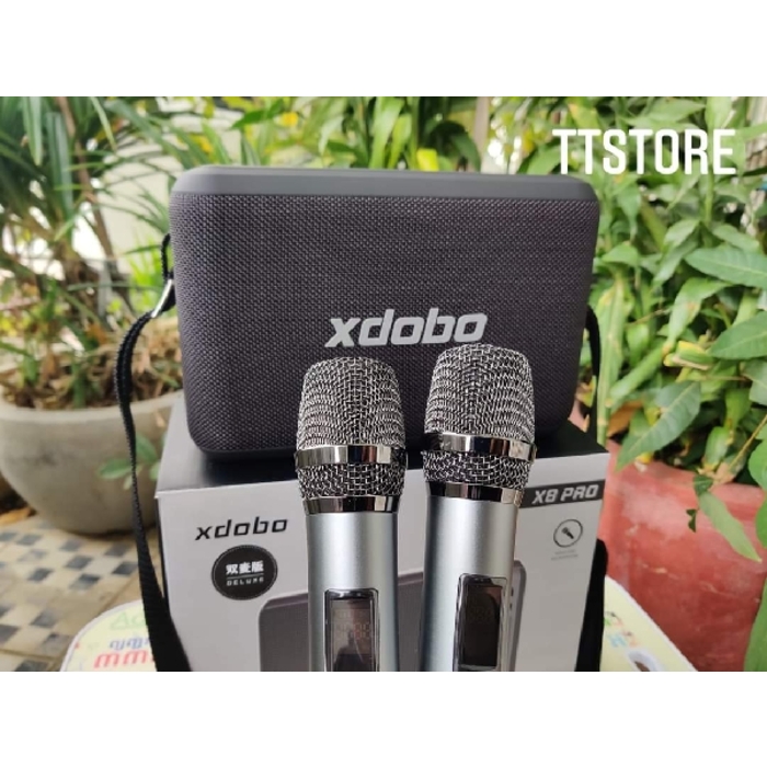 Xdobo X8 Pro Karaoke with 2 Microphones - Black