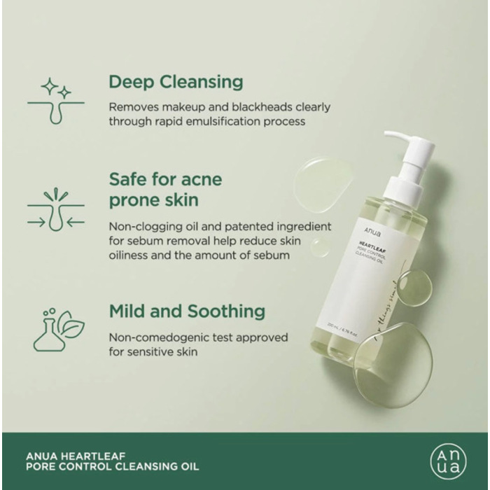 Anua Heartleaf Pore Control Cleansing Oil 200ml