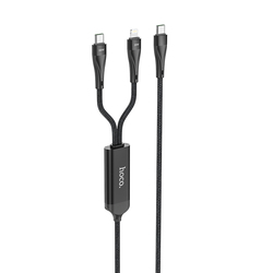 HOCO Cable Charger U102 100W 2-in-1 (Type-C to Type-C + Lightning)