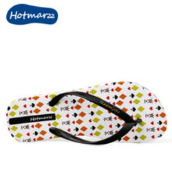 Hotmarzz Card Black Flip Flop 