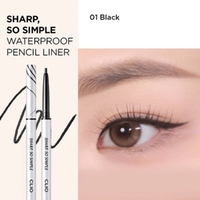 CLIO - Sharp So Simple Waterproof Pencil Liner/គូសភ្នែក Eyeliner-01 Black