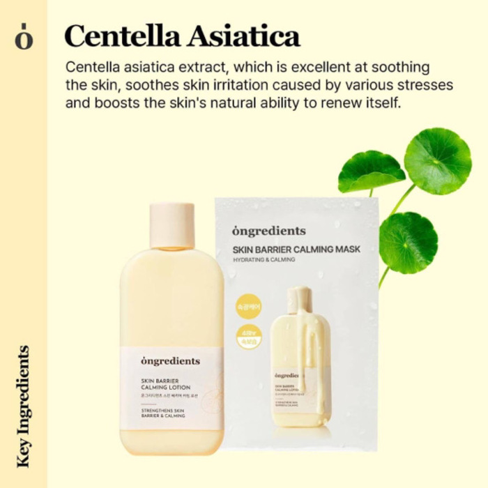 Ongredients Skin Barrier Calming Lotion