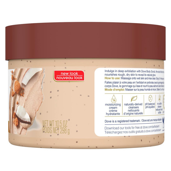 Dove Body Scrub Brown Sugar & Coconut Butter 
