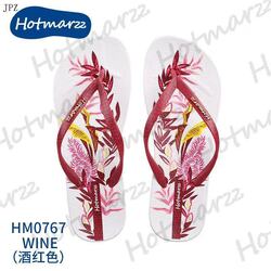 Hotmarzz Coral Red Flip Flop 