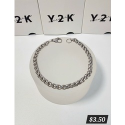 Silver Cable Chain Bracelet