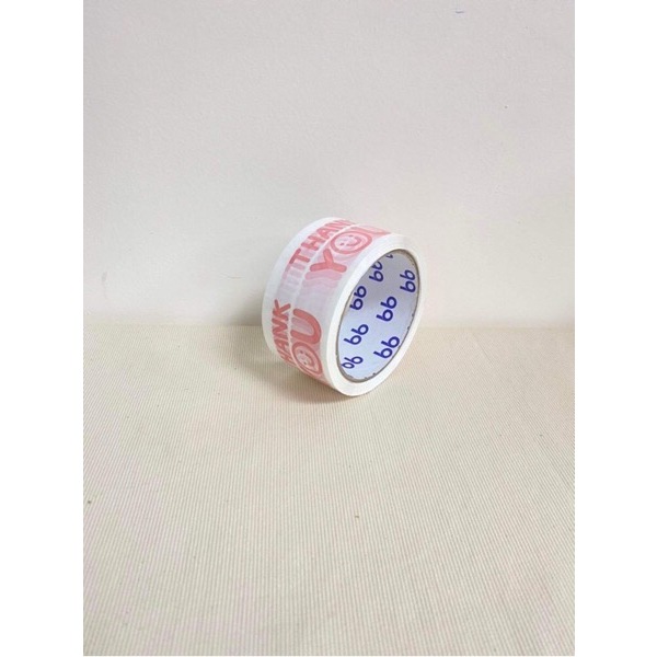 Thank You Tape White + Peach