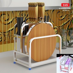 Kitchen Chopping Board and Knife Holder