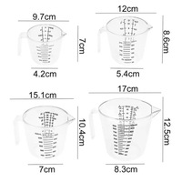 Plastic Measuring Cup Transparent