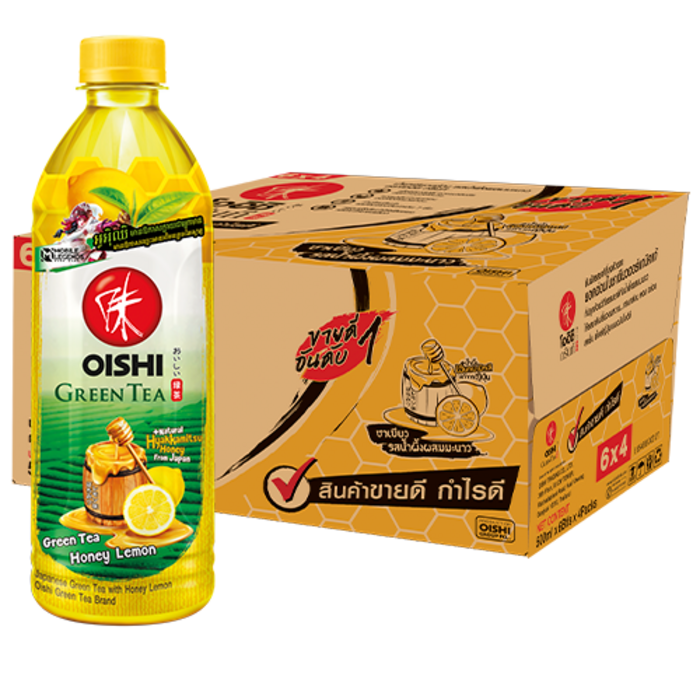 OISHI Green Tea Honey Lemon 500ml