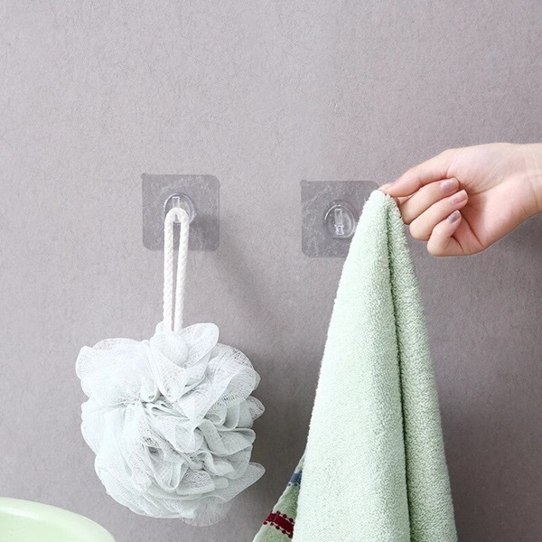 10PCS Adhesive Wall Hooks