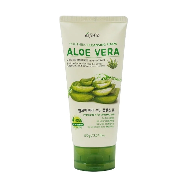 Esfolio Aloe Vera Soothing Cleansing Foam 150g