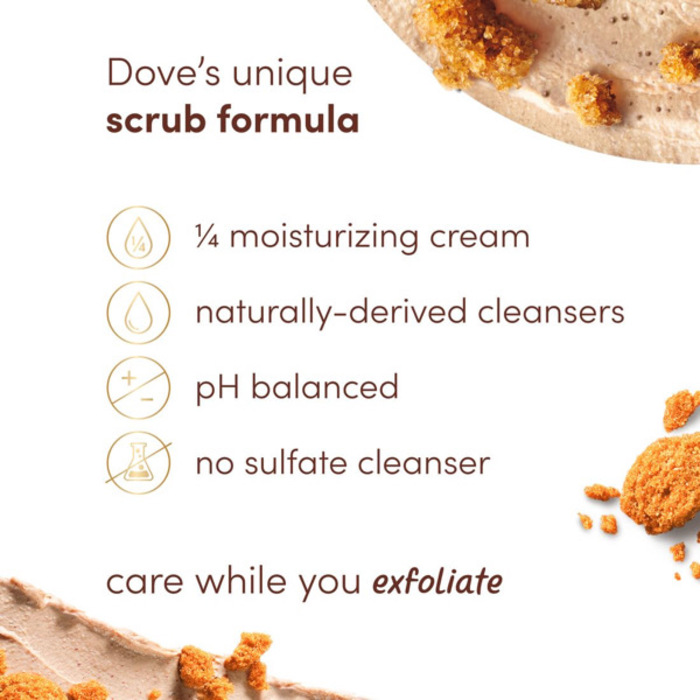 Dove Body Scrub Brown Sugar & Coconut Butter 