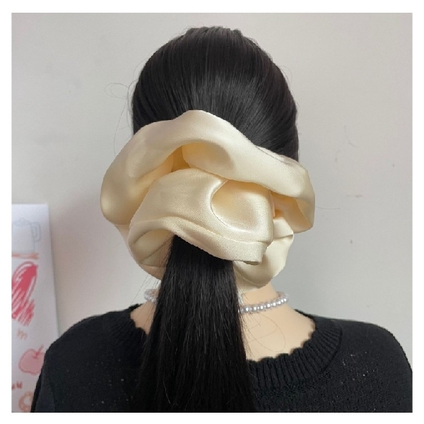 Large Hair Rope/បូចងសក់- White color