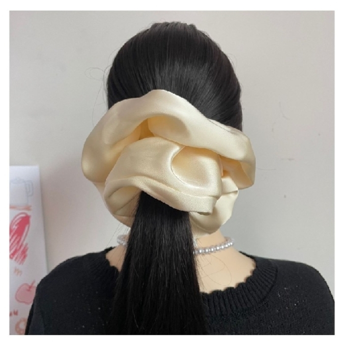 Large Hair Rope/បូចងសក់- White color