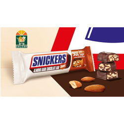 SNICKERS LESS SUGAR MILK CHOCOLATE BAR-50G