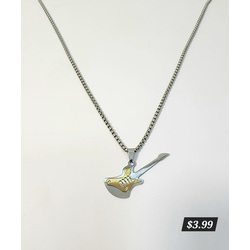 Guitar Pendant Necklace