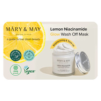 MARY&MAY Vegan Lemon Niacinamide Glow Wash off Pack 