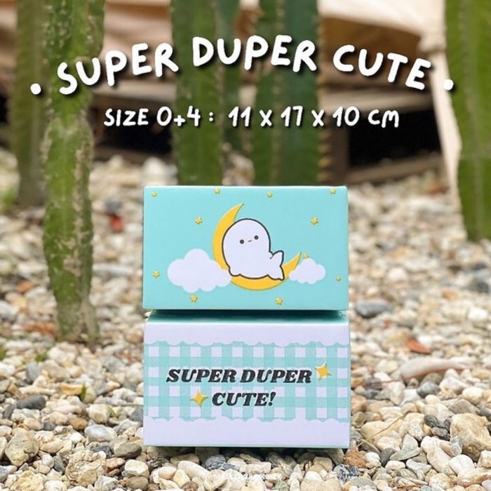 #L01 Super Duper Cute Box Size 0+4 11x17x10cm - 1 Set (10PCS)