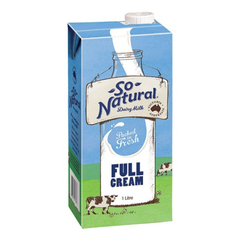 So Natural Dairy UHT Whole Milk-1L
