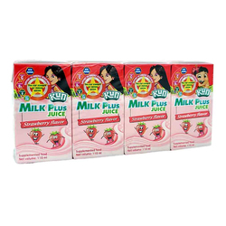 KUN Milk Plus Juice Strawberry-110ML