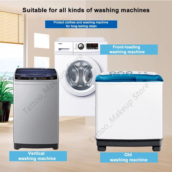 12PCS Washing Machine Cleaner Effervescent Tablets 