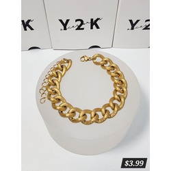 Thick Gold Cable Chain Bracelet