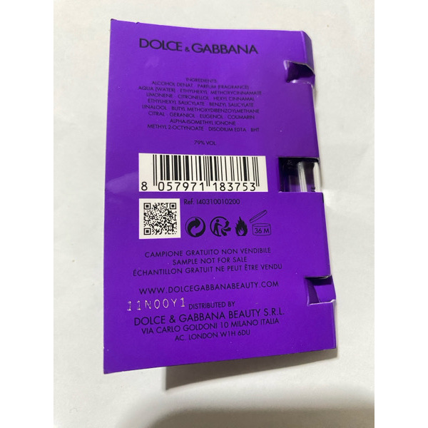 Dolce & Gabbana Violet edt 1.5ml