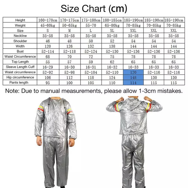 High Quality PVC Sauna Suit 