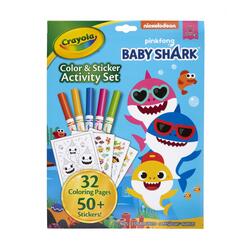 Baby Shark Color & Sticker Activity Set