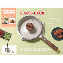 Deep Fry Pan with Lid DSP CA005 CD-28 28cm 7964