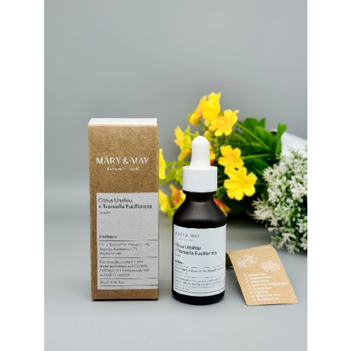 MARY & MAY Citrus Unshiu Fruit + Tremella Fuciformis Serum
