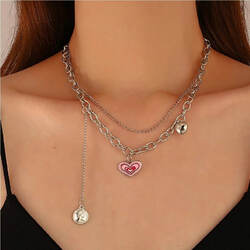 Heart Layer Chain Necklace