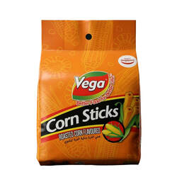 VEGA CORN STICKS ROASTED CORN FLAVORED 34g