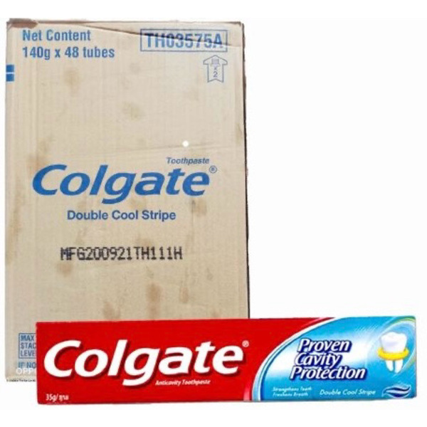 Colgate Double Stripes 140g - 48 Tubes