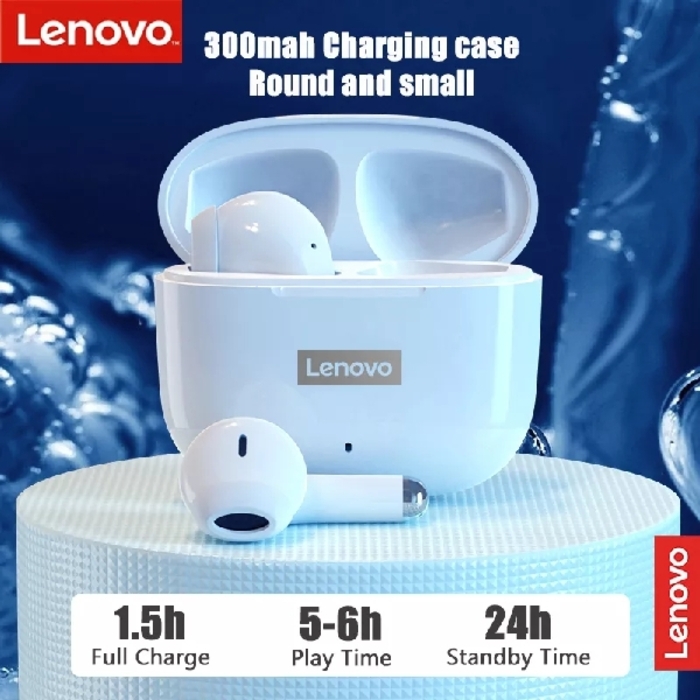 កាសឥតខ្សែ Lenovo LP40 ពណ៌ខ្មៅ