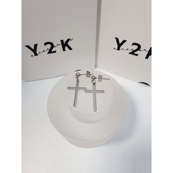Tongue Cross Stud Earring